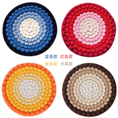 巧手編織溫馨家 卡卡米妮玉米?；ㄖ写置€坐墊材料包詳解